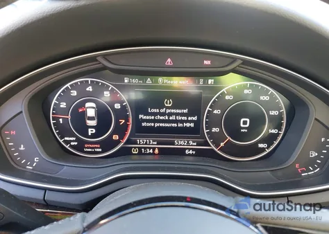 2017 Audi A4 2.0T Premium z USA, uszkodzony, nr VIN WAUENAF45HN012261